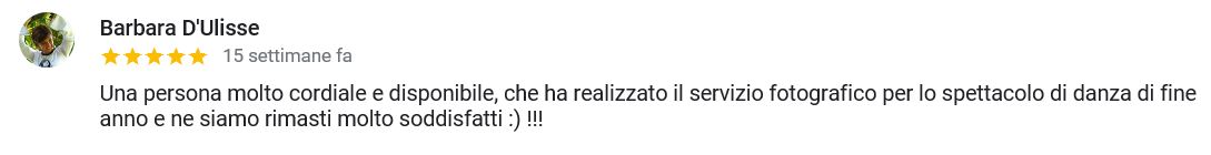 recensione 5 stelle google