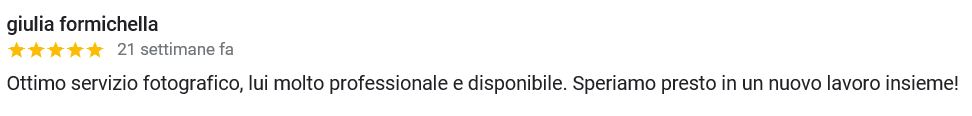 recensione 5 stelle google