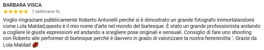 recensione 5 stelle google
