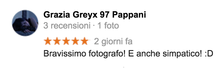 recensione 5 stelle google