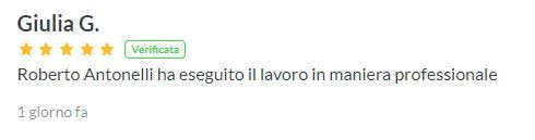recensione 5 stelle google